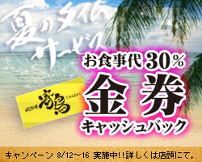 WEB用バナー　居酒屋・サマーキャンペーン告知広告　09.08