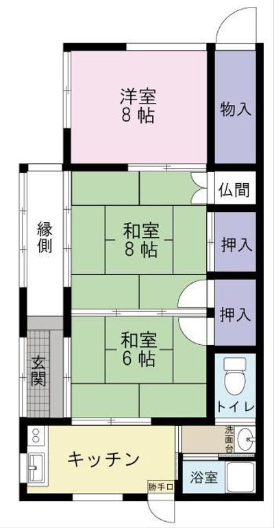 間取りサンプル・カラー