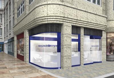 携帯ショップ店舗デザイン