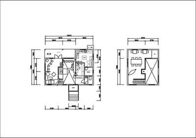 Cafeプラン1 平面図