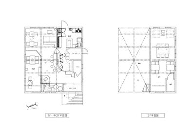 Cafeプラン2 平面図
