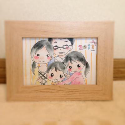 ご家族の似顔絵