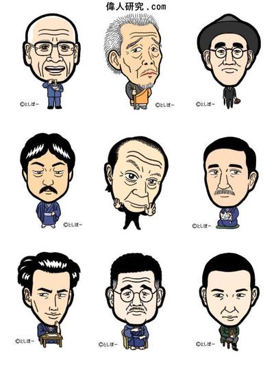 偉人キャラクター（日本人）