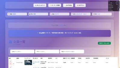 キーワード検索結果を表形式にし、excel形式でダウンロードができる「営業リスト」生成アプリを作成しました