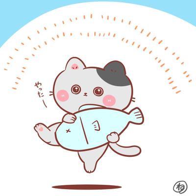 猫ちゃん描きました