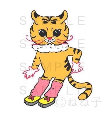 洋服ブランドのキャラクターデザインをしました