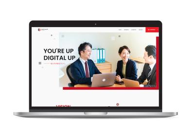 コーポレートサイトのデザイン制作をいたしました