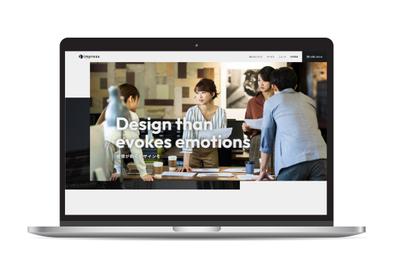 コーポレートサイトのデザイン制作をいたしました