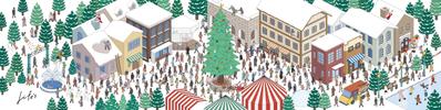代官山アパレルブランドLife's様のクリスマス広告を製作しました