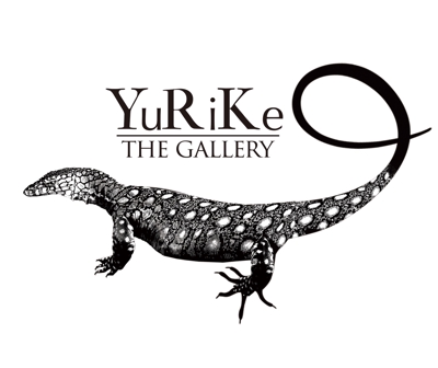 爬虫類ショップ「Yurike the gallery」のロゴ、webページ、印刷物を作成しました