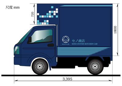 かき氷屋さんのキッチンカーをデザインしました