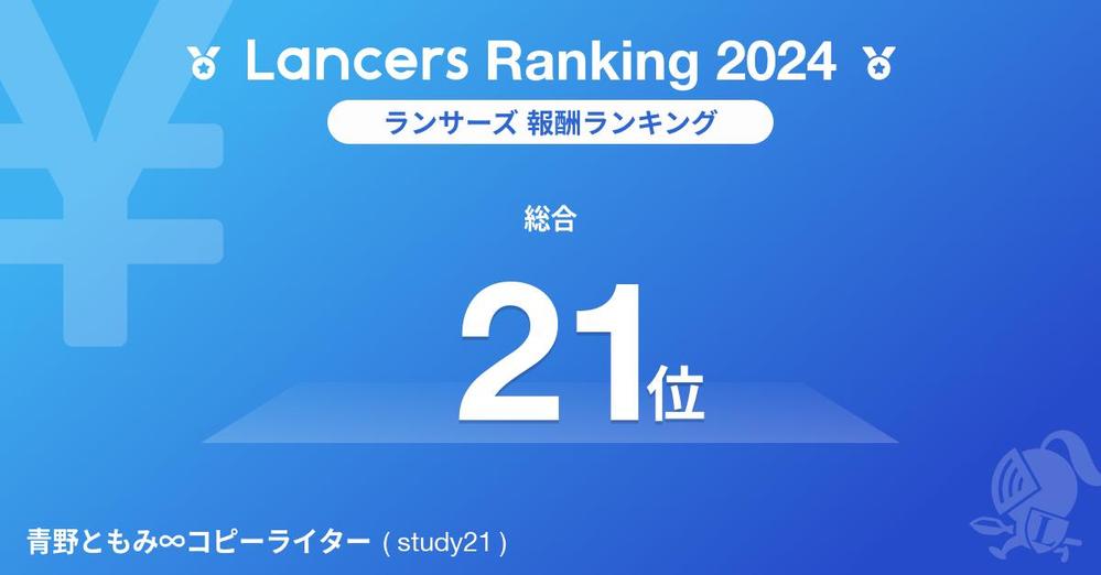 【クライアント様へ】プロフィールにて外部非公開の実績（ネーミングなど）をご覧いただけます。多数掲載しました