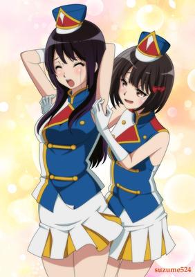 高坂麗奈＆久石奏を描きました