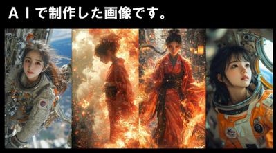 生成AIで美女を制作してみました