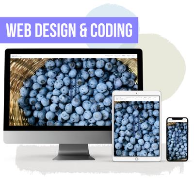 WEBホームページ制作：ブルーベリー農園様 UPしました