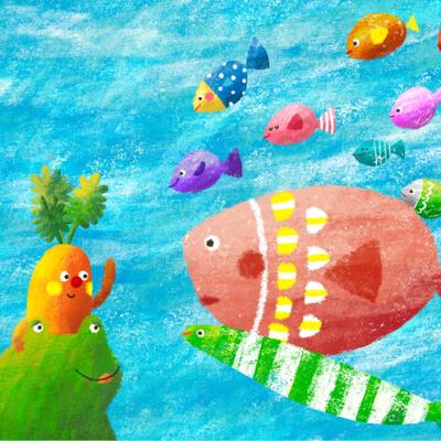 絵本イラストを作成しました