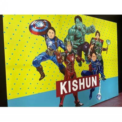 出展ブースイラスト看板デザインいたしました