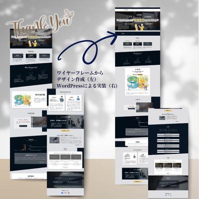 企業サイトを新規構成・デザインし、WordPressで実装しました