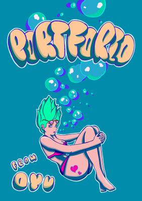 広告ポスターの製作依頼をイメージして描きました