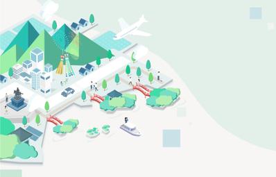 WEBサイトに挿入するイラストを特定地域のMAPをもとにデフォルメ化ました