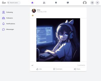 ［SNSアプリ］「https://nyapp.buzz/」を制作しました