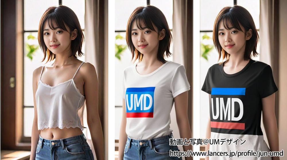 服の置き撮り写真を送るだけ。アパレル広告モデル写真を作りました