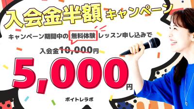 ボイストレーニングのバナーました