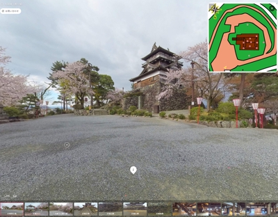 現存する天守閣で最も古い丸岡城（福井県）の来場記念として「ねこねこ日本史 丸岡城にGo！」を作成しました