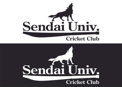 仙台大学クリケット部様のロゴを作成しました