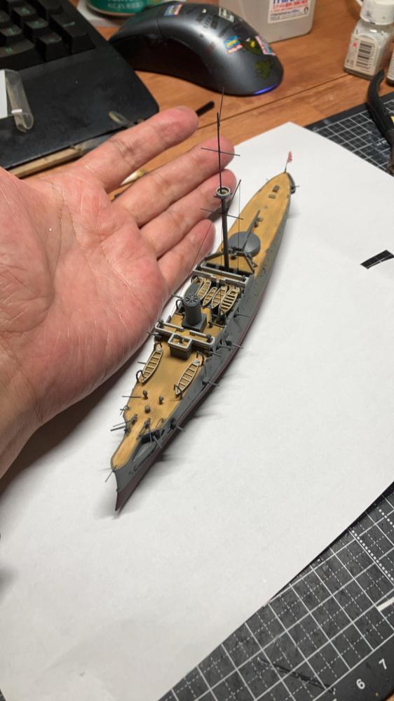 フォーサイト・シールズモデルズ 1/500 日本海軍二等巡洋艦 松島をご依頼頂きました