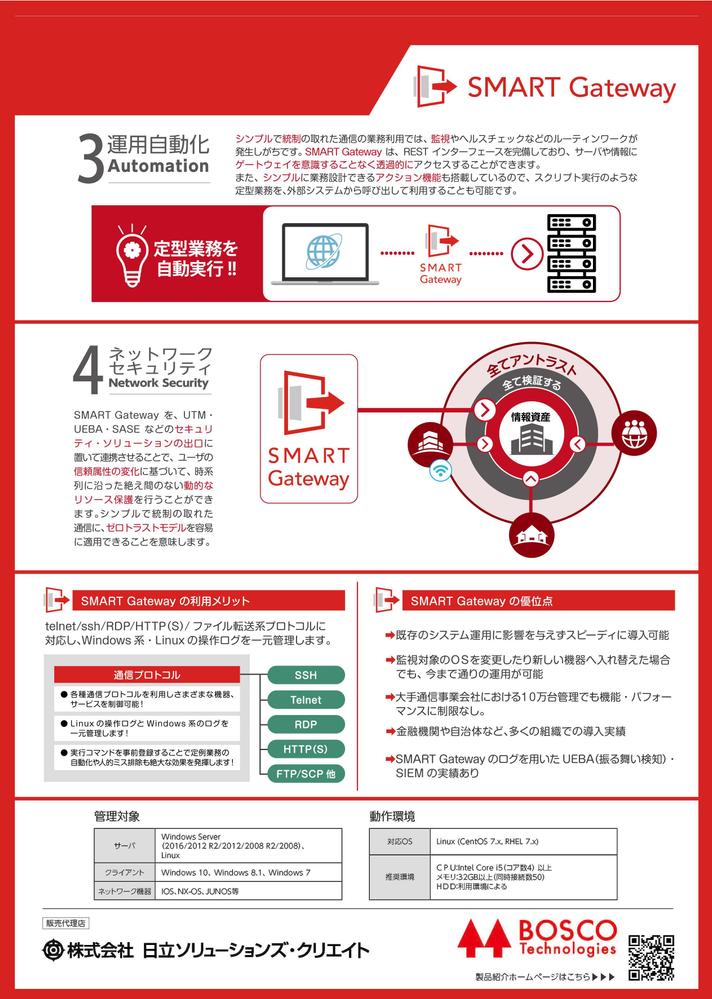 IT/システム　事業案内チラシデザインしました