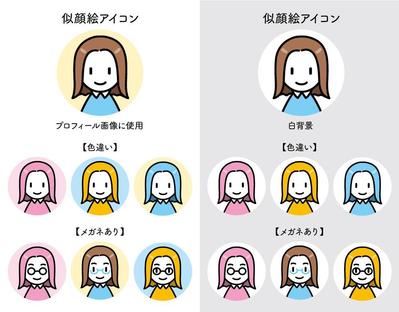 自分のプロフィール画像に使用するイラストを制作しました