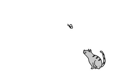 猫ロケットGIF制作しました