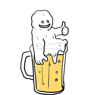 夏のビール、仕事終わりに飲むたくなるGIFアニメーション制作しました