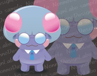 コンペのご提案させていただいたキャラクターデザインサンプルをお披露目しました