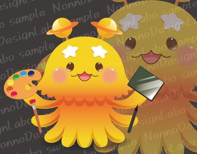 コンペのご提案させていただいたキャラクターデザインサンプルをお披露目しましたました