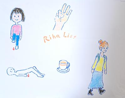 リハビリのイラストを制作しました