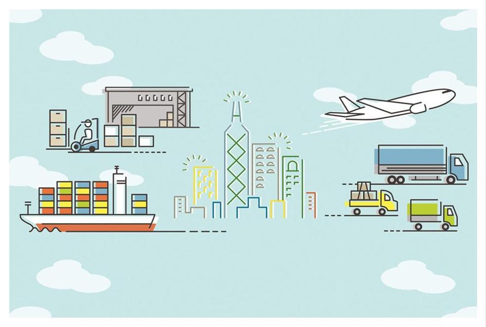 運送企業様ノベルティ用のイラストを制作しました