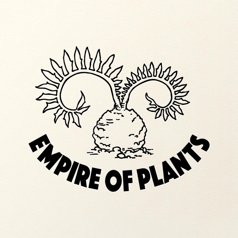 塊根植物専門店のロゴを作成しました