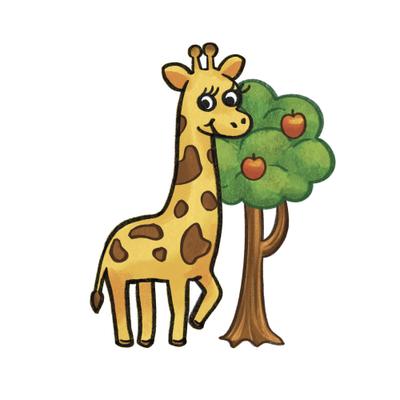 動物のオリジナルイラスト（背景なし）を作成ました