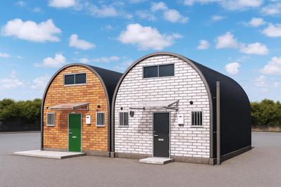 建物の建築外観の3Dパース作成しました