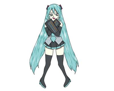 VOCALOID（初音ミク）Music Videoイラストを作成いたしました