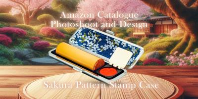 【ポートフォリオ】 国産本革の印鑑ケース / 商品写真撮影・リスティング・コンテンツA+制作しました