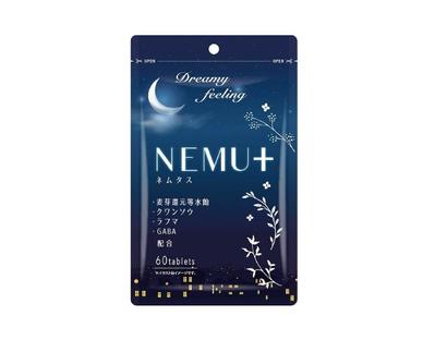 「睡眠サプリNEMU+」のデザインしました