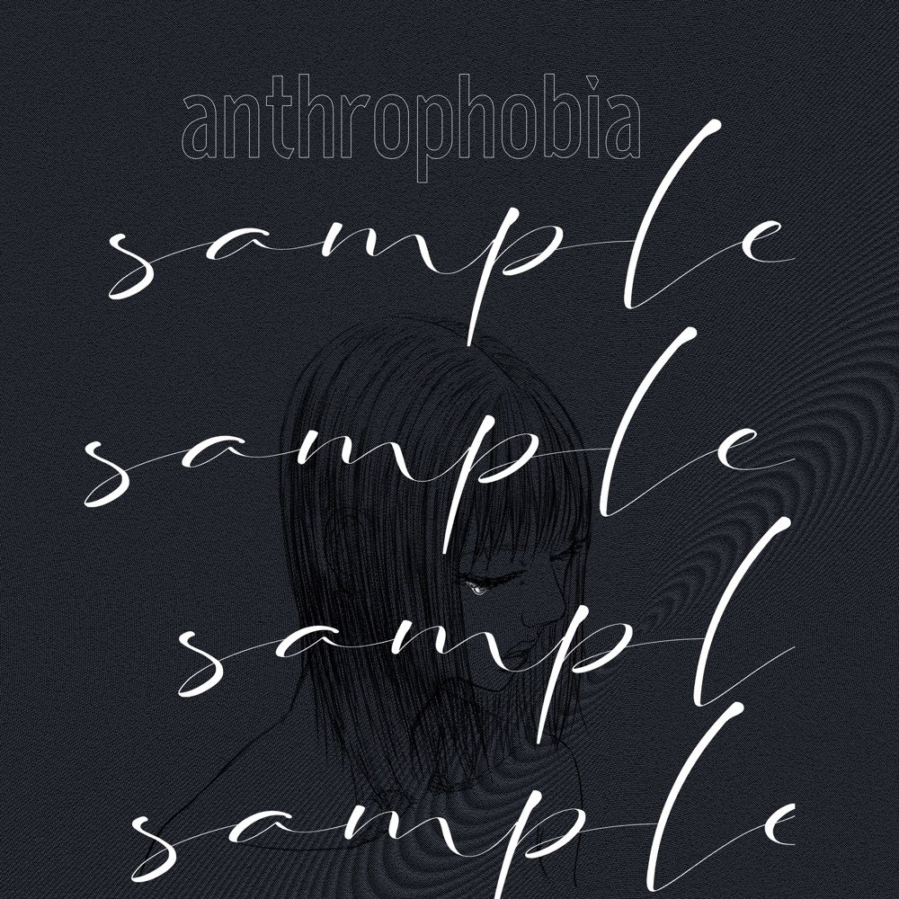 『Anthrophobia』洋楽オリジナルソングのジャケット及びタイトルロゴ、イラスト制作しました