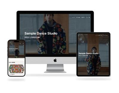 WordPressサンプルサイト「Dance Studio」を制作しました