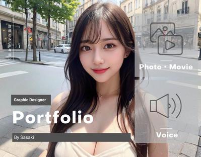 【最新技術】後悔はさせません！AIを使用した画像、映像、音声のポートフォリを作成しました