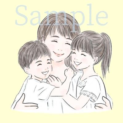 似顔絵アイコンイラストを制作させて頂きました