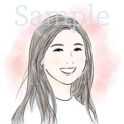 似顔絵アイコンイラストを描かせて頂きました