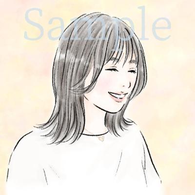 似顔絵アイコンイラストを描かせて頂きました